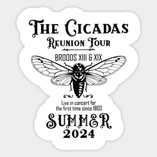 Cicada Shirt 2024 Cicada Emergence Sticker